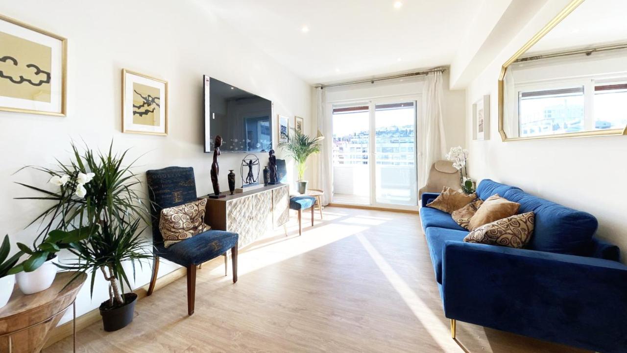 Paradise Luxurious Flat, Free Parking, 3 Double Rooms, Terrace, Jacuzzi, Fully Renovated San Sebastian Exterior photo